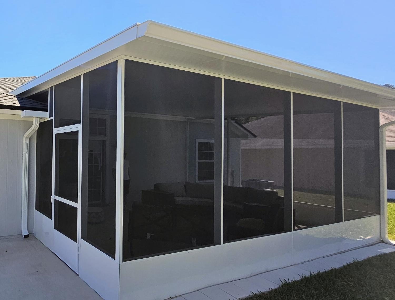 Screen room built by Better Home Improvement in Fernandina Beach, FL