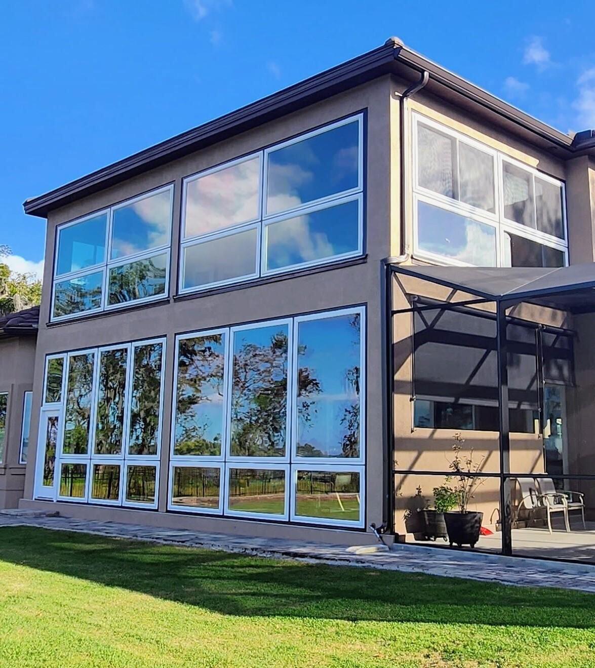 Two-story glass sunroom in Jacksonville and Clay County Florida