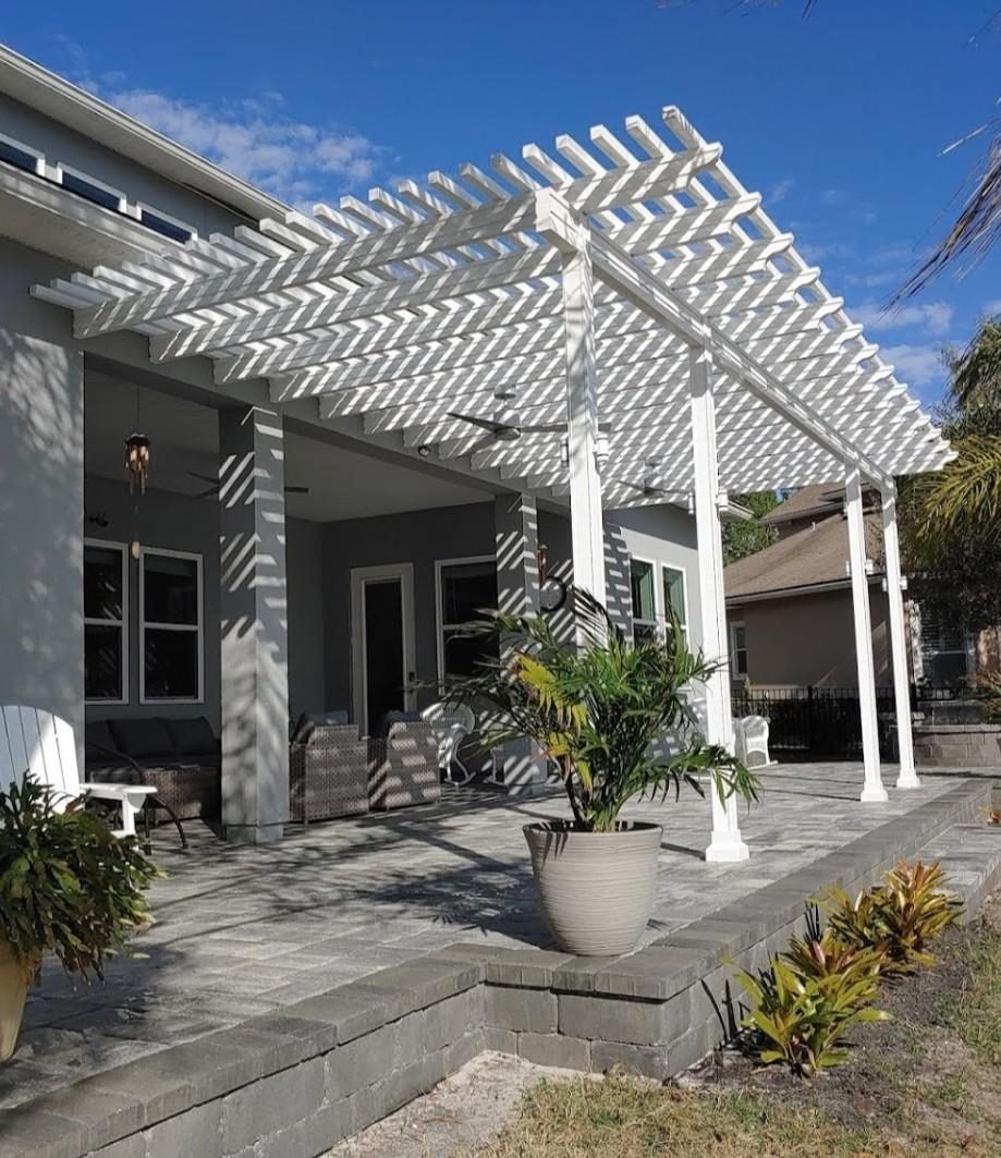 Pergola built by Better Home Improvement in Neptune Beach, FL